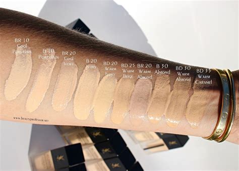 ysl all hours foundation swatch